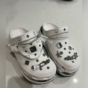 MCM | Shoes | Mcmwomens White X Crocs Mega Crush Clogs